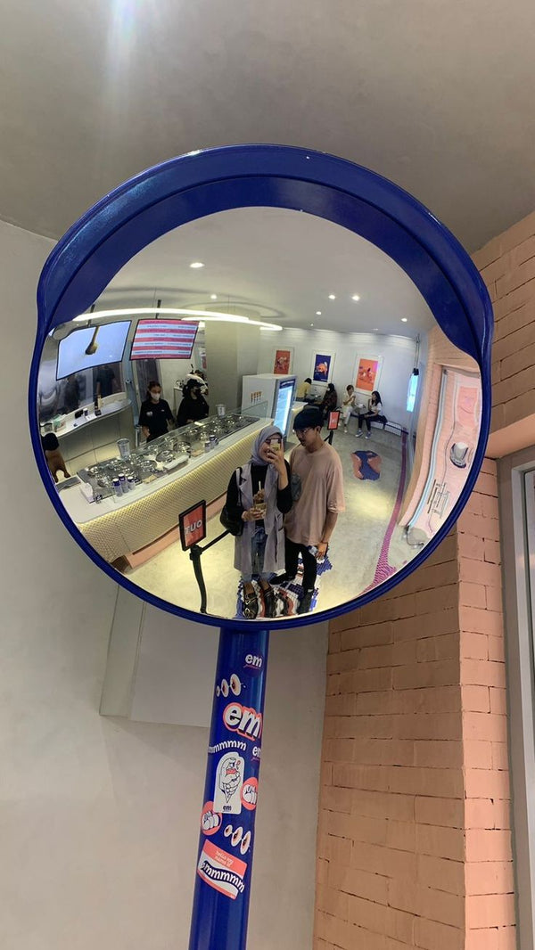 STASHED® WIDE-ANGLE SPHERICAL MIRROR OUTDOOR