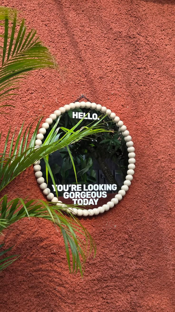 "Hello, You're Looking Gorgeous Today" Ring Mirror (Pre Order)